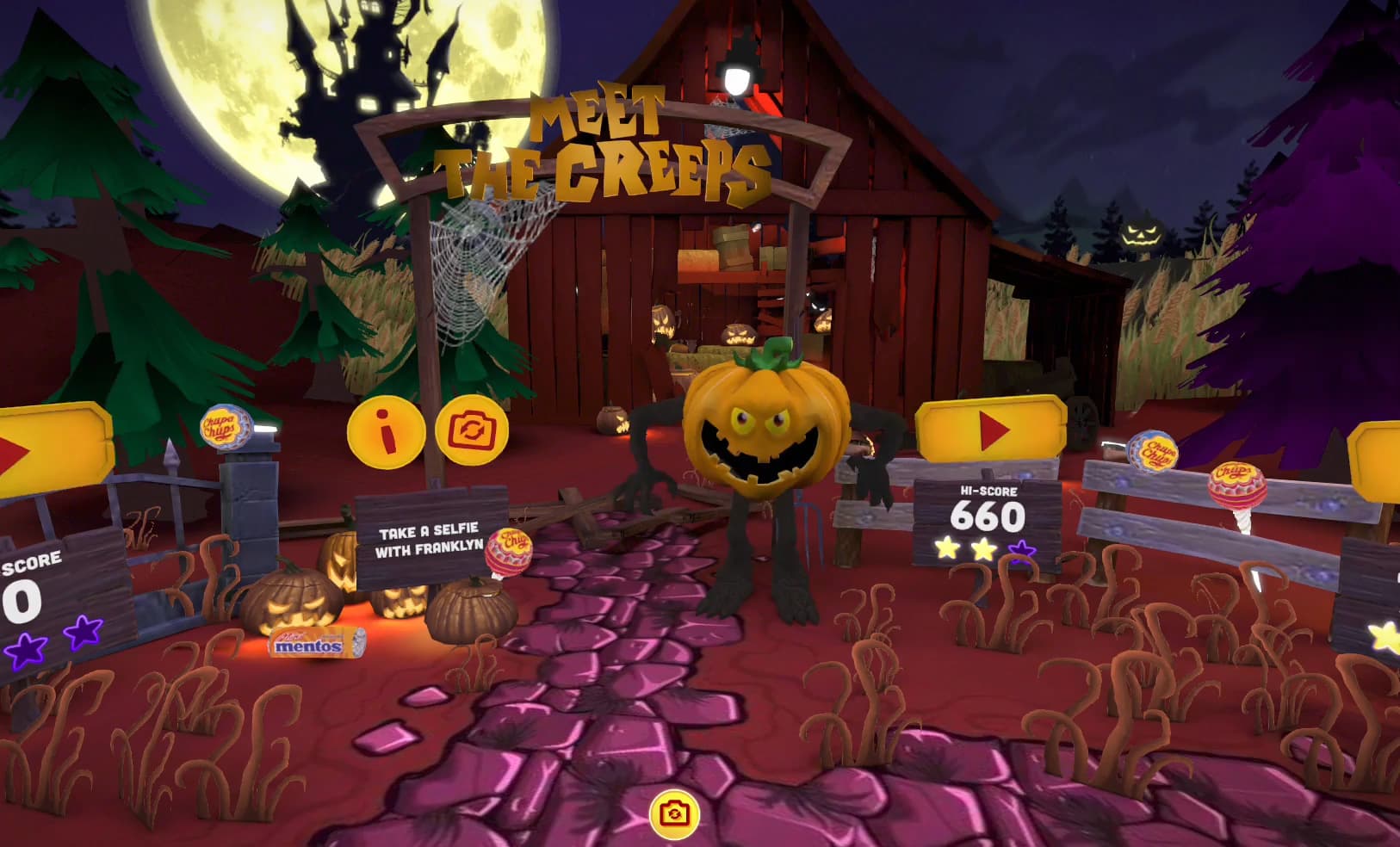 Meet the Creeps — Drie minigames in een augmented reality-wereld Case Meet the Creeps